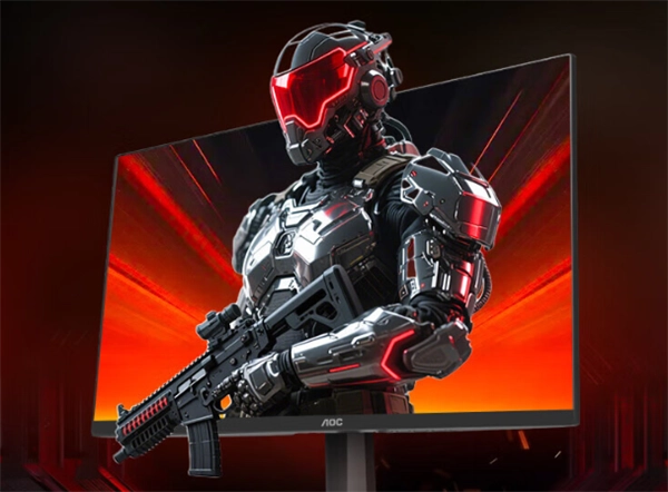 AOC新款24英寸显示器首发价649元：配备FHD260Hz屏幕，还加入了QD量子膜技术
