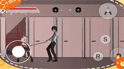 白毛少女大战僵尸最新版图2