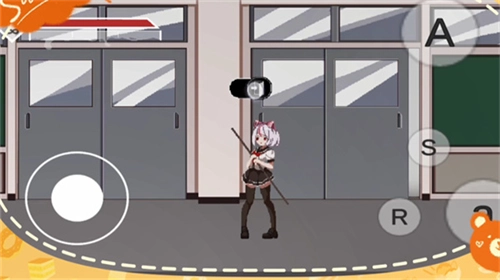 白毛少女大战僵尸最新版图3