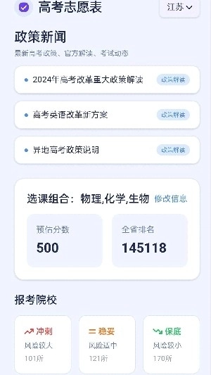 低分志愿填报图4
