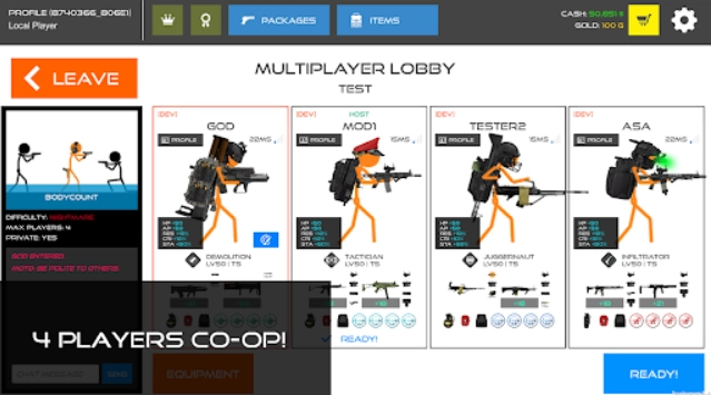 火柴人战争红色打击最新版截图1