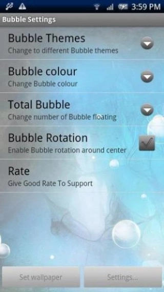 泡泡動態(tài)壁紙截圖1