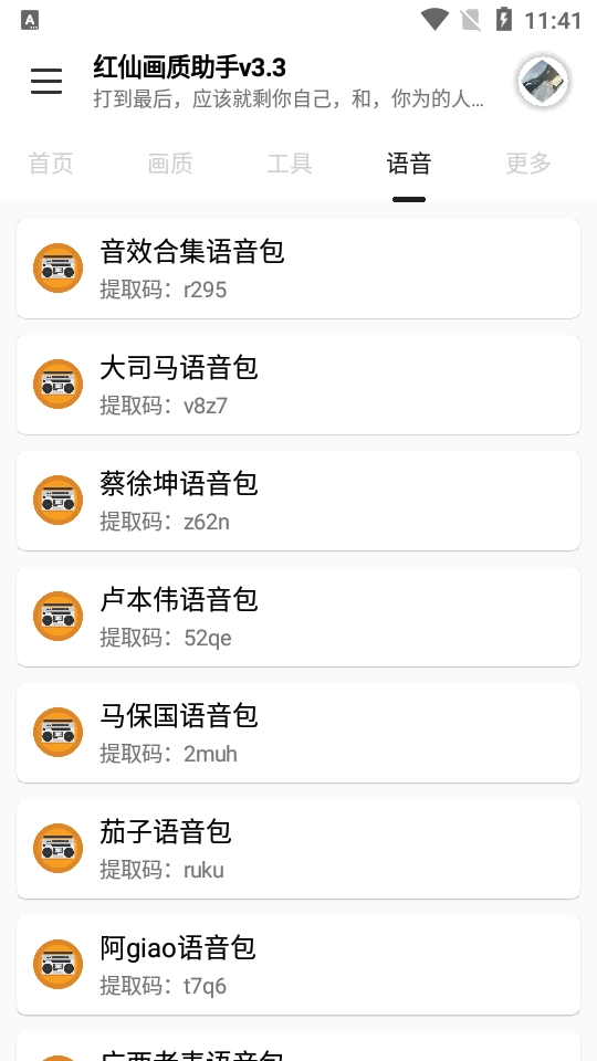 红仙画质助手图3