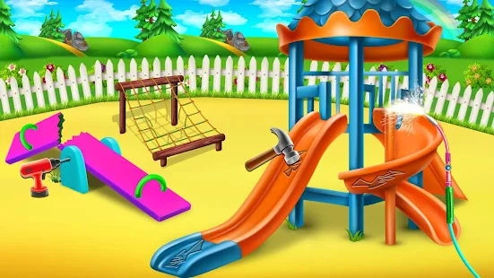 游乐园清洁和修理截图3