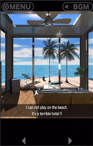 逃脱游戏度假酒店热带沙滩图3