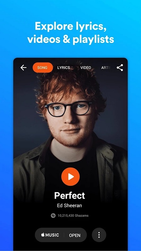 Shazam音乐识别截图0
