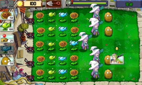 植物娘大战僵尸