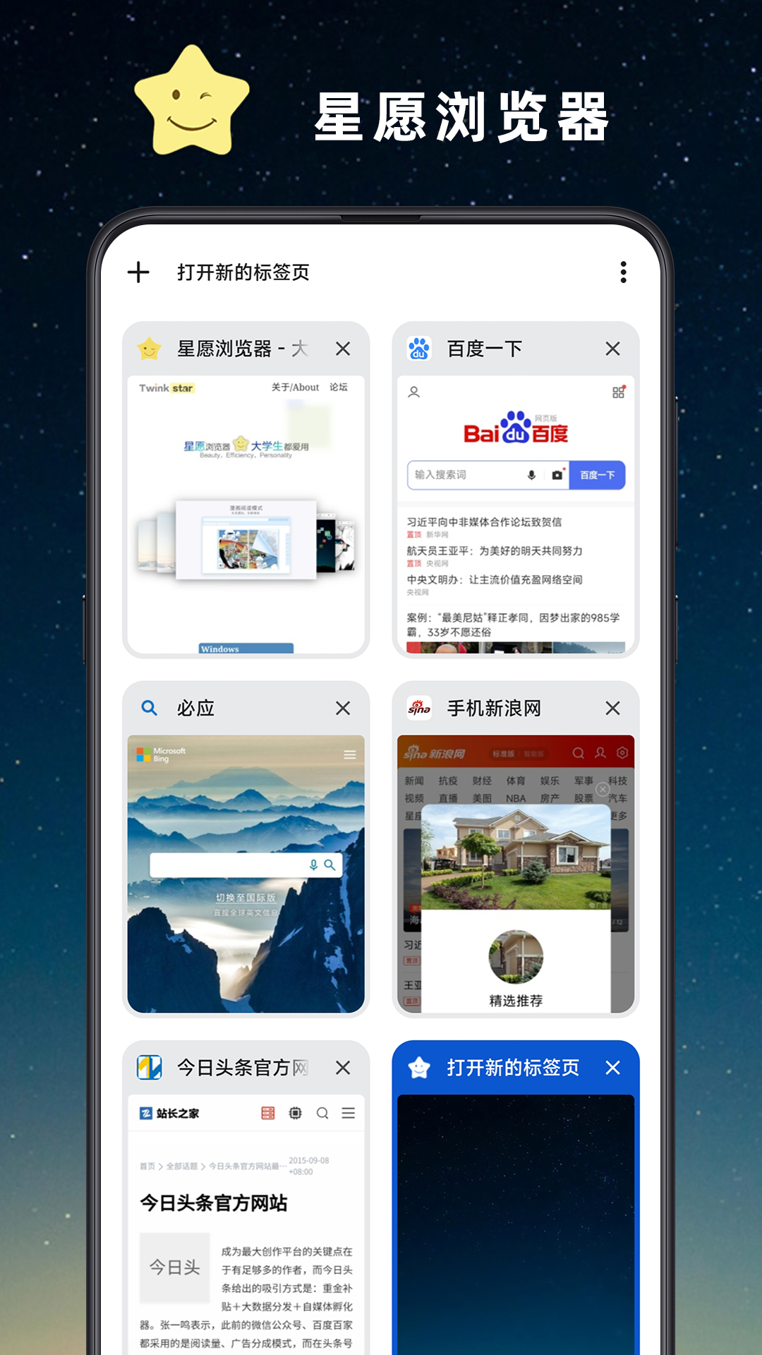 星愿浏览器截图1