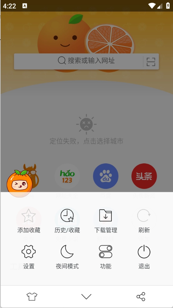 桔子浏览器经典版截图2