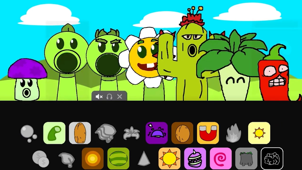 节奏盒子sprunkiPvZ版图2