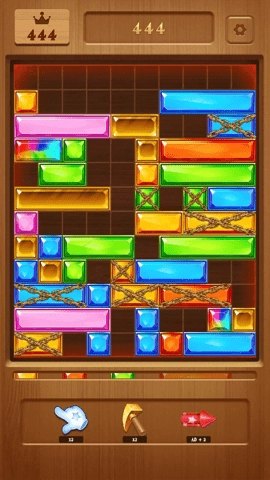 方块宝石滑消消