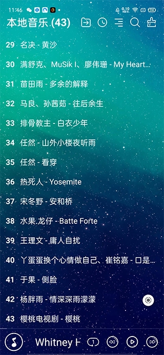 本地音樂播放器截圖0