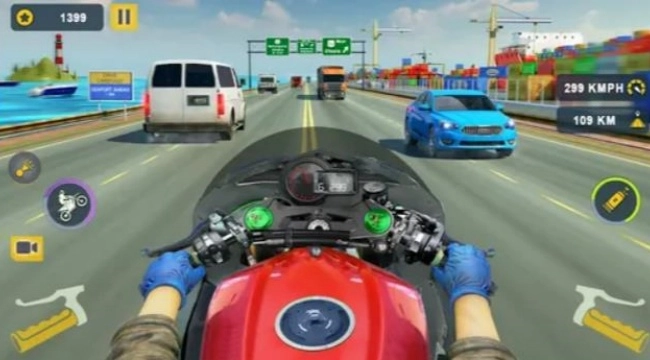 无尽摩托车竞速游戏图1