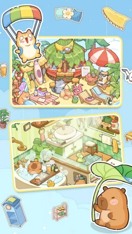 diy贴纸温馨小屋游戏图4