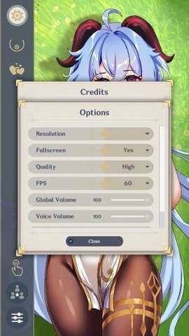 甘雨触摸汉化版截图0