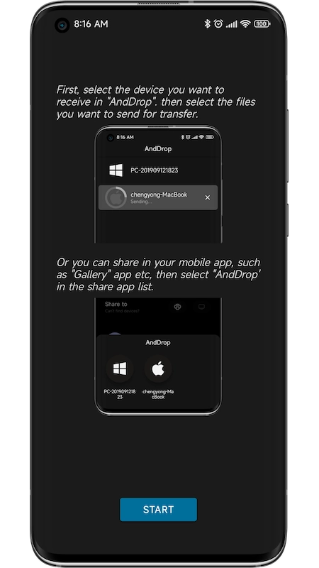 隔空投送anddrop中文版