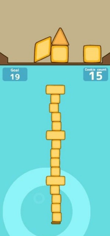 饼干堆积木游戏
