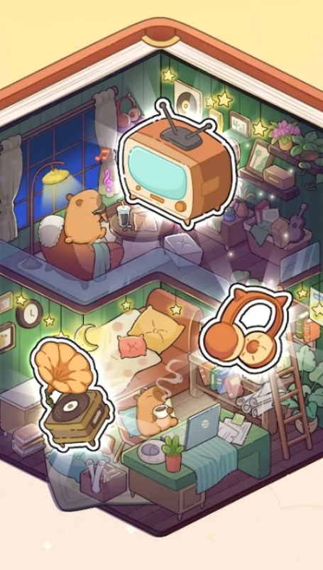 diy贴纸温馨小屋游戏图2