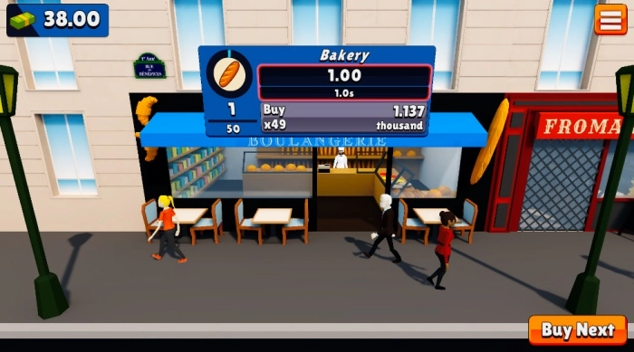 Idle French法国商店游戏图3