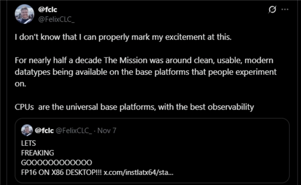 AMD才是AVX512的正统继承者，明年推出的Zen6架构将首次为x86桌面平台带来原生FP16支持