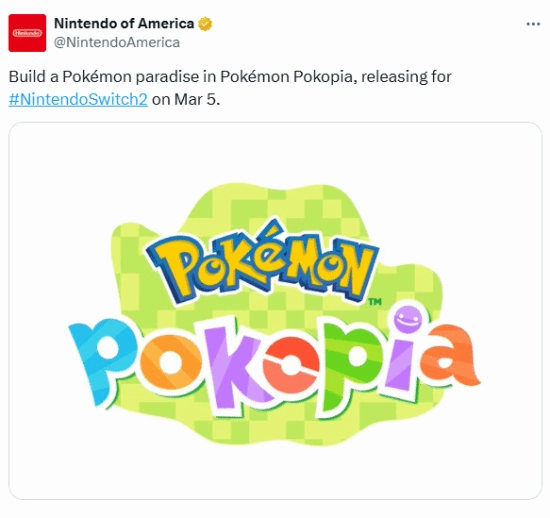 老任也要亲自体验了？《宝可梦Pokopia》疑似采用钥匙卡形式发售