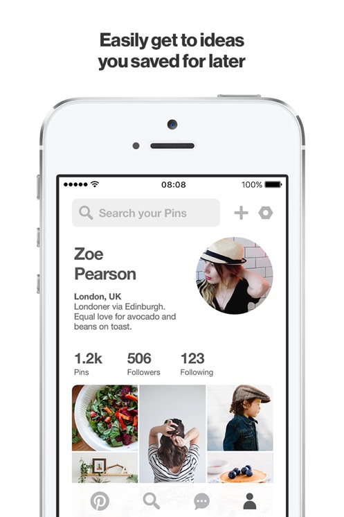 pinterest截图