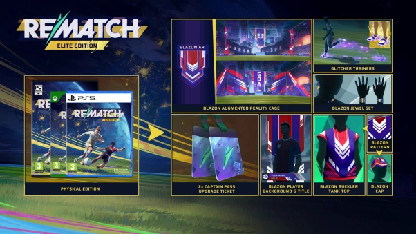 触手可及的终极竞赛&mdash;&mdash;《开球！Rematch 精英版》实体版于今日闪耀登场