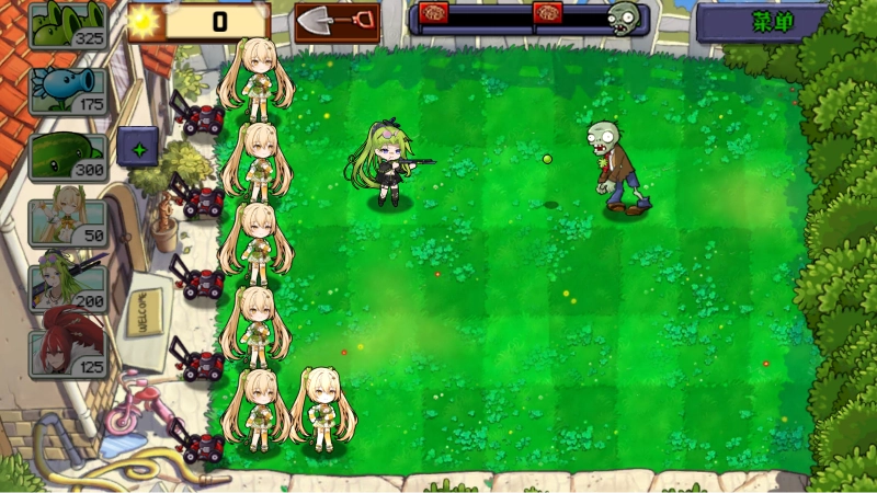 植物娘大战僵尸手机版