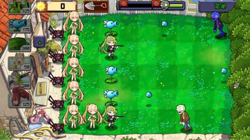 植物娘大战僵尸手机版