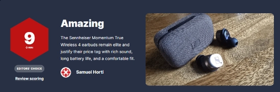 森海塞尔真无线耳机斩获IGN9分高评：旗舰级实力拉满，价格匹配品质