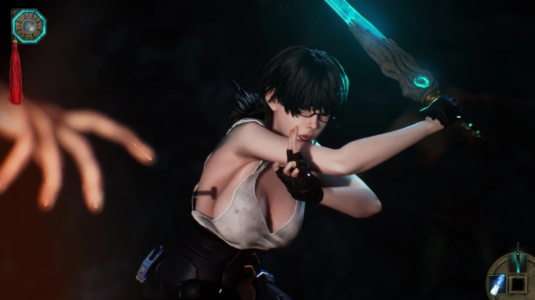 动作冒险游戏《孽债未清》放出全新实机演示大雷美女激战怪物