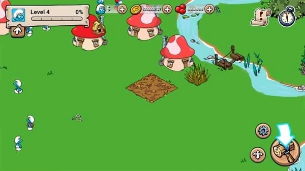 蓝精灵村庄安卓中文版图1