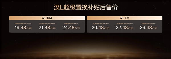 48万起售！比亚迪汉L推新配色上市，智能OTA同步迎来全新升级