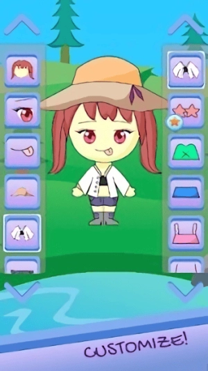 公主艾丽夏季换装图1