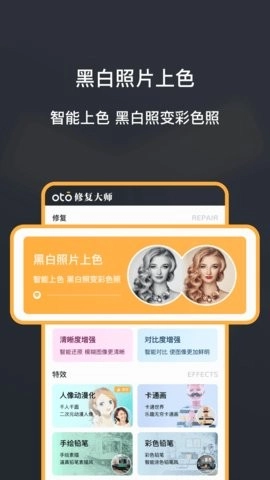 黑白照片修复大师OTO图1