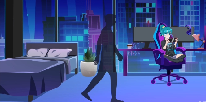 游戏网瘾少女图3