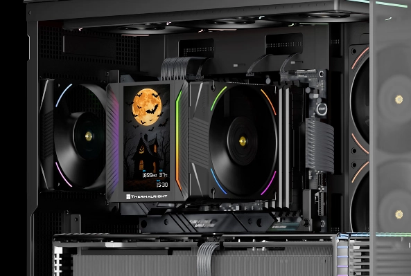 利民新款风冷散热器首发价439元，配备5寸磁吸大屏，支持个性化动画设置