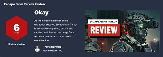 搜打撤始祖游戏IGN仅获6分：游玩体验糟糕 不推荐尝试