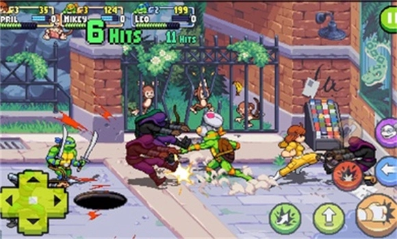 忍者神龟施莱德的复仇菜单版图2