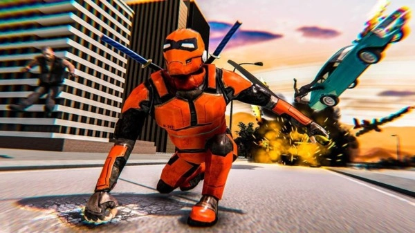 死侍英雄街头战斗(1)