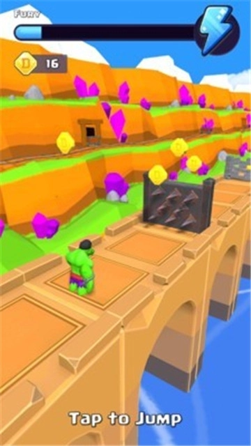 绿巨人奔跑粉碎(1)