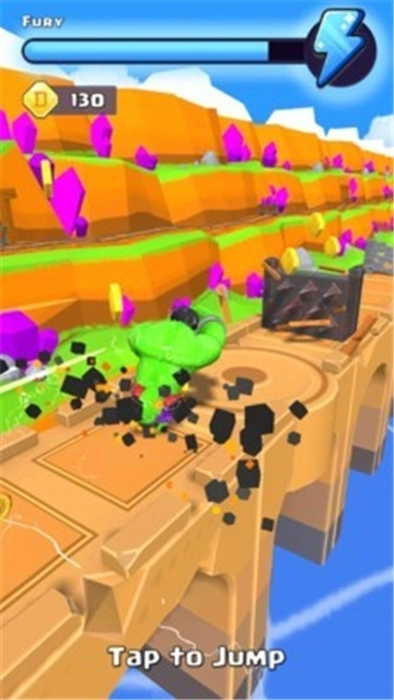 绿巨人奔跑粉碎(3)