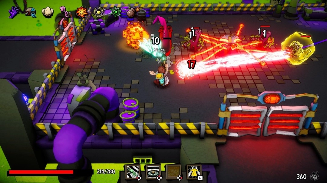 动作肉鸽游戏《变异超载》发布全新预告疯狂科学家直面怪物挑战