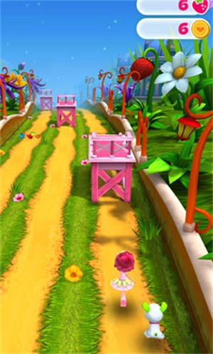 草莓公主跑酷游戲綠色版圖3