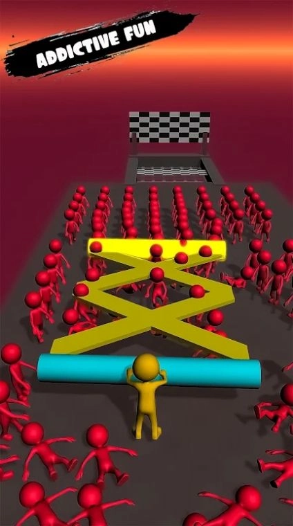 推动人群混沌控制游戏(2)