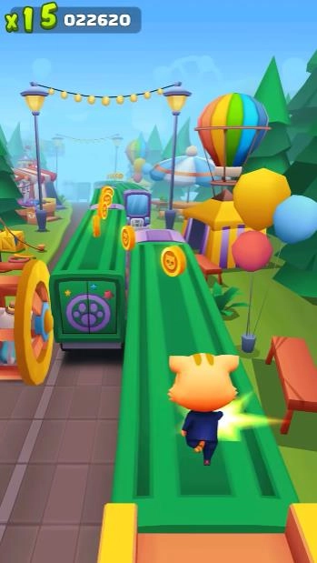 奔跑的宠物猫图1