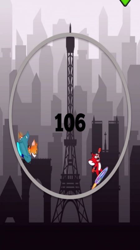 猫和老鼠螺旋赛跑