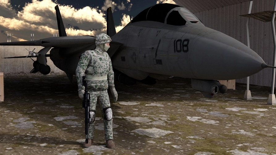 山地狙击手冬季射击(3)