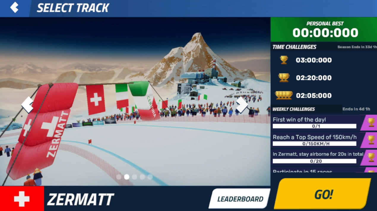 滑雪大挑战极速版图3