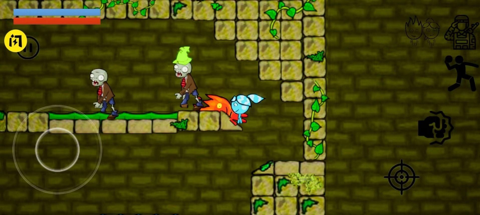 冰火女孩大战僵尸(3)